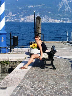 Sandřička u Lago di garda